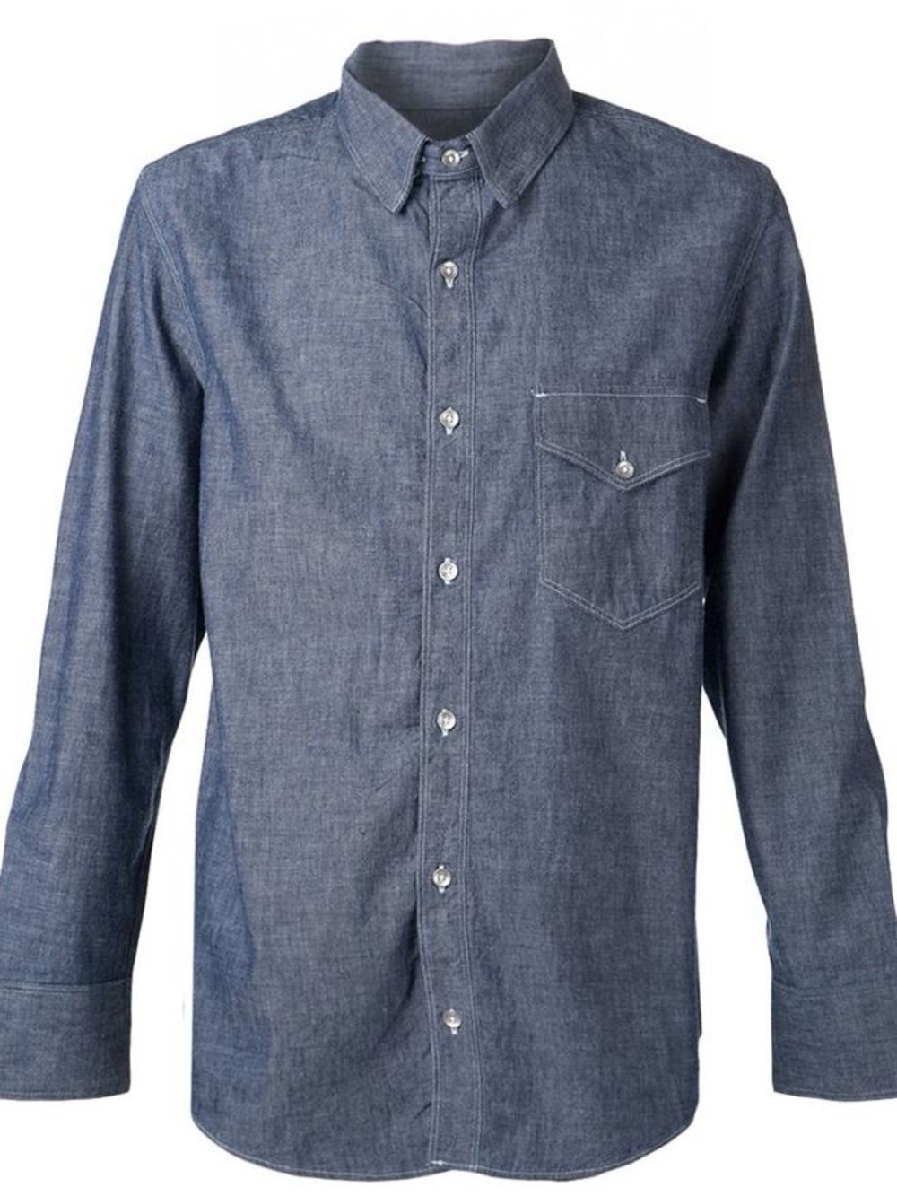 Rag & Bone Standard Issue Chambray Button Up Size Medium